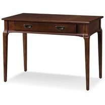 Bowery Hill Solid Wood Computer Desk in Heartwood Cherry
