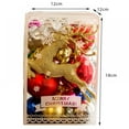thumbnail image 3 of Christmas Balls Ornaments 30pcs Assorted Shatterproof Christmas Tree Decorations Large Hanging Ball for  Trees Wedding Party Home Decor  Party Decorations  Tree Ornaments, 3 of 5