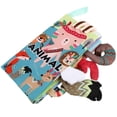 thumbnail image 1 of MasteelfCA Baby Cloth Book Animal Theme Cloth Book Early Education Sensory Cloth Book Toy, 1 of 7