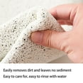 thumbnail image 3 of Bathroom mat corner mat,Corner Shower Mat,anti-skid floor shower foot mat,Non Slip Loofah Bath Mat with Drain,Machine Washable Corner Shower Mats for Inside Shower Bath Mat, 3 of 6
