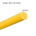 thumbnail image 2 of 3pcs Plastic Round Rod 3/8" Dia 20" Length Yellow (POM) Polyoxymethylene Rods Engineering Plastic Round Bars(10mm), 2 of 2