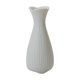 thumbnail image 1 of Jarrón de cerámica para arreglos florales, jarrón decorativo blanco moderno y minimalista para centro de mesa de sala de estar, comedor, cocina, oficina o estante, 7.87 x 3.46 pulgadas., 1 of 6