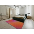 thumbnail image 5 of Ahgly Company Machine Washable Indoor Rectangle Transitional Ferrari Red Area Rugs, 6' x 9', 5 of 7