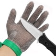 thumbnail image 5 of Schwer ANSI A9 Cut Resistant Glove, Food Grade Stainless Steel wire Mesh Metal Gloves, Knife Cutting Gloves for kitchen Mandoline Slicing Butcher Meat Cutting Oyster Shucking Fish Fillet, 5 of 7