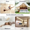 thumbnail image 7 of YRLLENSDAN,4 Inch,Tri Folding Mattress,Portable Mattress,Twin Mattress for Kids,Twin Mattress In a Box,with Washable Cover,Suitable for Camping,White, 7 of 7