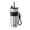 Silver, variant on Sidagar 24 oz Black Double-Walled Leak-Resistant Lid with Straw Stainless Steel Tumbler