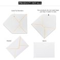 TRAHOO50 PCS White Envelopes 5x7 Invitation Envelopes A7 Size VFlap