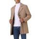 thumbnail image 4 of Abrigos de invierno de doble botonadura INSPIRE CHIC para hombres con cuello de muesca de espiga, 4 of 6