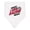 White and Black, variant on Inktastic I Love Racing with Tire Marks Baby Bandana Bib