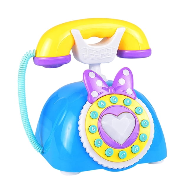 Juguete de teléfono para bebé, juguete interactivo para padres e hijos de educación temprana, teléfono inteligente fijo simulado de dibujos animados Zulema Juguetes telefónicos
