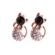 thumbnail image 1 of Pendientes de oreja de gato Fernando Bowknot de lindo gato brillante oro y negro, 1 of 7