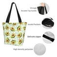 thumbnail image 5 of Kdxio Avocado Doing Sport Women Reusable Grocery Bags Foldable Ripstop,Reusable Shopping Bags for Shopping,Gym,Gift, 5 of 7