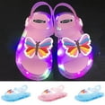 thumbnail image 2 of Mepaouo Baby Kids Light up Sandal Boys Girls LED Flashing Sneakers Cute Luminous Toddler Water Shoes, 2 of 8