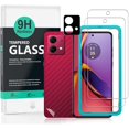 thumbnail image 1 of ccwonima for Motorola Moto G84 5G Screen Protector,2 Pack,9H Hardness Tempered Glass and Camera Lens Protector,with Alignment Frame,Full Coverage,Bubble Free,Fingerprint Unlock,Scratch Resistant, 1 of 1