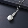 thumbnail image 5 of Pearl Urn Necklace for Ashes Memorial Cremation Necklaces 316L Stainless Steel / 925 Sterling Silver Ashes Necklace for Men Women, 5 of 7