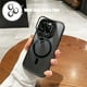 thumbnail image 3 of Kit 3 en 1 Compatible con iPhone, Funda Transparente con Tecnología Magnética, Mica Cristal Templado 9D, Protector de Lentes, Soporte Metálico en Cámara (Negro, iPhone 14 Pro MAX),Gris, 3 of 11