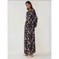 thumbnail image 2 of Floral Print Long Sleeve Viscose Maxi Dress, 2 of 6