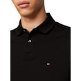 thumbnail image 2 of Polo Tommy Hilfiger de manga larga, corte regular, negro para hombre, 2 of 5