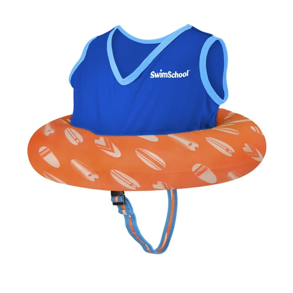 SwimSchool SSO10165BLZ Childrens 2 to 4 Years Deluxe Tot Float Trainer, Blue