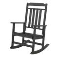 thumbnail image 2 of Pipopa Outdoor Rocking Chair,HDPE All Weather Patio Rocker for Lawn,Porch,Garden,Black, 2 of 7
