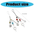 thumbnail image 3 of Heart Crucifix and Flower Phone Strap Handmade Beaded Keychain Charm Fashionable Keyring Bag Accessory for Fashion Lovers, 3 of 8
