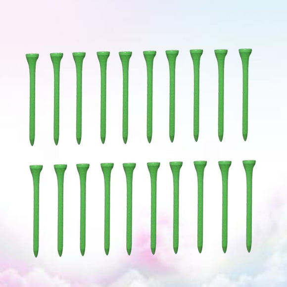 UPGRATOR Cylindrical Golf Tees 100Pcs for Home Golf Practice