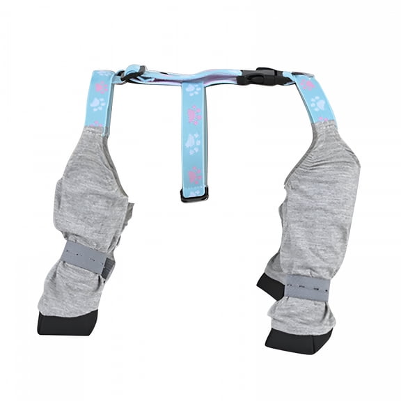 TELOLY Dog Shoes Large Size Dogs Adjustable Boots for Dogs, Dog Paw Protectors for Small/Medium Dogs, Anti- & Anti-Fall Breathable Dog Shoes Dog Boots Rain Boots, Outdoor Hiking Walking, L