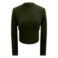 thumbnail image 6 of Tshirts Shirts for Women Long Sleeve Crew Neck Slim Fit Basic Tops Going Out Fall Fashion Shirts for Women Trendy Size XL, 6 of 7