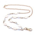 thumbnail image 3 of FRCOLOR neck strap Hand Beaded Pine Stone ID Necklace Lanyard Strap String Cell Phone Lanyard Strap String Keyring Lanyard Work Pendant Sweater Chain,34.65"X0.39"X0.39", 3 of 4