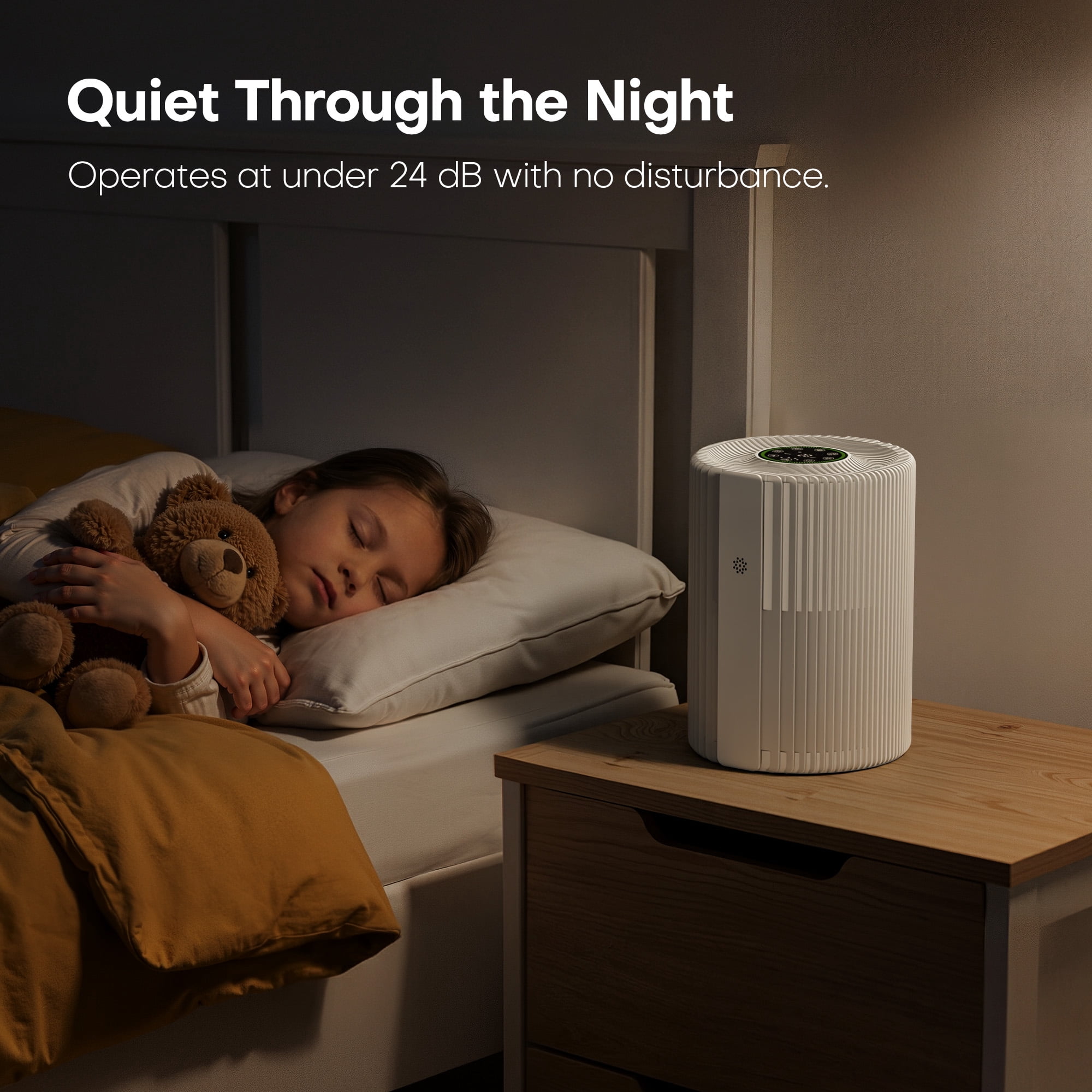 ALROCKET Air Purifier for Home, Smart WIFI, PM2.5 Digital Display, Auto Mode, 3-Layer Filter with 5 Speeds & Timer, Removes Wildfire Smoke, Dander, Dust, Pollen, Covers 600 ft²/2H
