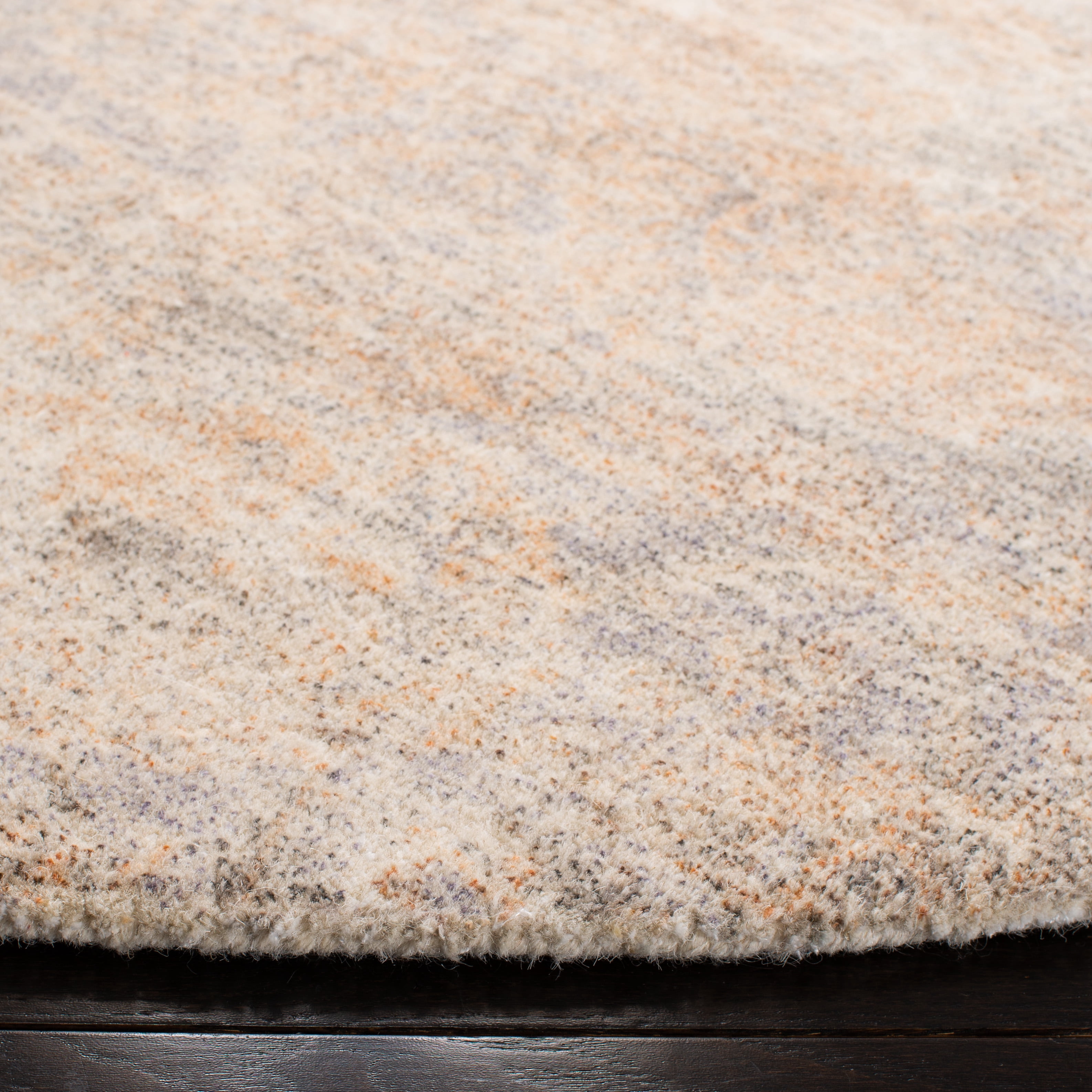 SAFAVIEH Restoration Vintage Lara Abstract Area Rug, Gold/Ivory, 6' x 6' Round