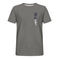 thumbnail image 3 of Tops para hombre, blusas y camisas de cuello redondo y manga corta para hombre, blusas casuales de cuello redondo con estampado de moda para hombre, blusas de cuello redondo y manga corta, camisas par, 3 of 5