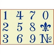French Numbers Stencil - French France Country Stencils Deco Art Painting DIY Craft Plastic Wall Stencil Home Decoration French words reusable Mylar template - The Artful Stencil