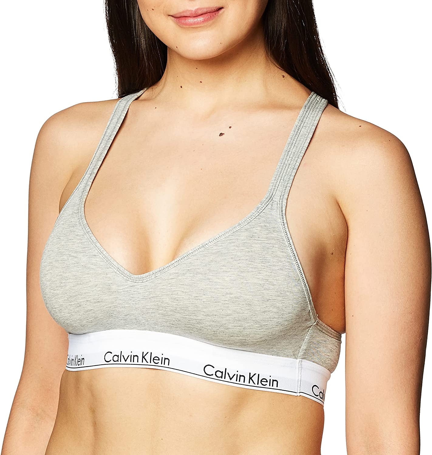 Bras Calvin Klein Ck1 Cotton Ll Bralette Tag Logo Print/ Exact