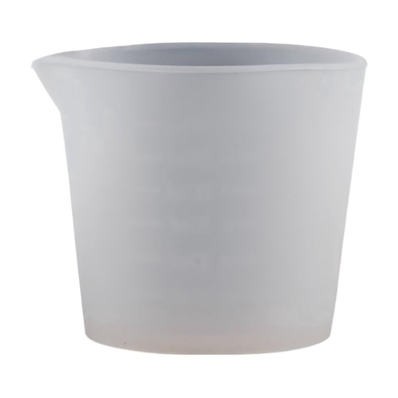 Silicone Measuring Cups, Reusable Non-Stick Flexible Mixing Cups, Crystal Dropper Silicone Measuring Cup, Easy to Clean Measuring Cups, DIY Crafts Measuring Cups 1Pcs 30ml