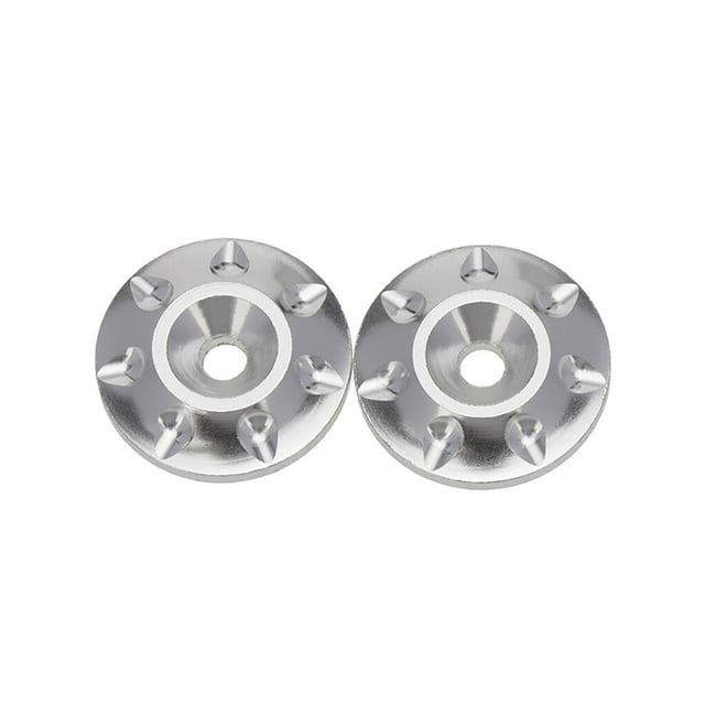 mmirethe 2 Pcs Joint de Voiture RC Protection de Queue Pratique et Robuste Joints de Queue Utiles de Remplacement pour Voiture 1/10 Argent