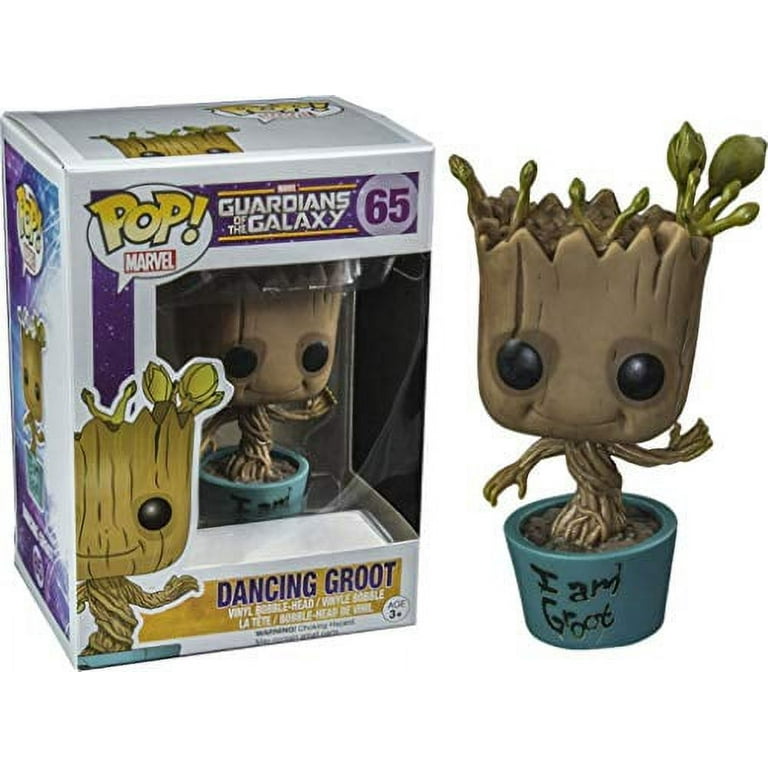 Marvel Guardians of the Galaxy Pop! Vinyl Bobblehead I Am Groot Dancing  Groot [Exclusive] 