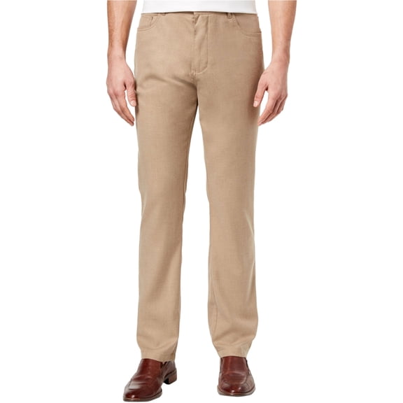 Ryan Seacrest Mens Suiting Casual Trouser Pants, Brown, 36W x 32L