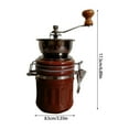 thumbnail image 3 of Vintage Manual Coffee Grinder Miniature Wooden Coffee Mill for Home and Office Display Classical Hand Press, 3 of 8