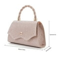 thumbnail image 6 of Hfnxid Shiny Crystal Evening Clutch Bag Top Handle Handbag Wedding Party Bride Purse, 6 of 10