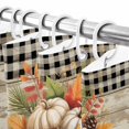 thumbnail image 7 of Shower Curtains for Bathroom-72"x84",Autumn Pumpkin Leaf Pine Cone Waterproof Bath Curtain Grommet Shower Curtain Set, 7 of 7