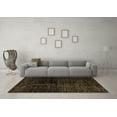 thumbnail image 3 of Ahgly Company Indoor Rectangle Abstract Brown Modern Area Rugs, 8' x 12', 3 of 4