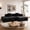 Carbon Black, variant on Meeyar 51" Frameless Sofa Module, Single Seat for L-Shaped Boneless Cloud Sectional, 1PC Carbon Black for Living Room