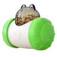 thumbnail image 2 of Juguete para dispensar comida perro gato juguete interactivo alimentador Verde Zulema Rollo alimentador de rompecabezas, 2 of 8