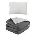 thumbnail image 1 of Edredón Dos vistas Individual Rogga Gris Oxford - Gris Perla + Almohada Frosty, 1 of 8