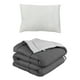 thumbnail image 1 of Edredón Dos vistas Individual Rogga Gris Oxford - Gris Perla + Almohada Frosty, 1 of 8