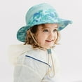 thumbnail image 2 of Zwiiyzr Kids Toddler Newborn Baby Summer Bucket Adjustable Sun Hat Breathable Fisherman Hats 6M-4T Light Blue, 2 of 4