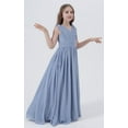 thumbnail image 3 of Drtj Junior Girls Bridesmaid Dress Flower Girl Wedding Party Dresses for Teen Chiffon, 3 of 8