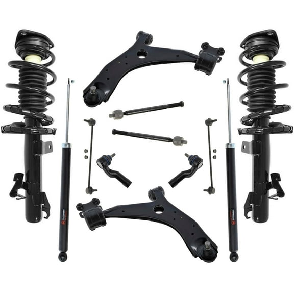 Front Complete Struts Rear Shocks Control Arms Tie Rods Links For Mazda 5 06-15