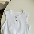 thumbnail image 3 of fatyb Kids Tank Tops Cotton Boys Girls Sleeveless Undershirts Casual Round Neck Comfy Summer Tshirts, 3 of 7